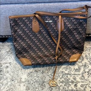 Michael Kors Brown Monogram Tote